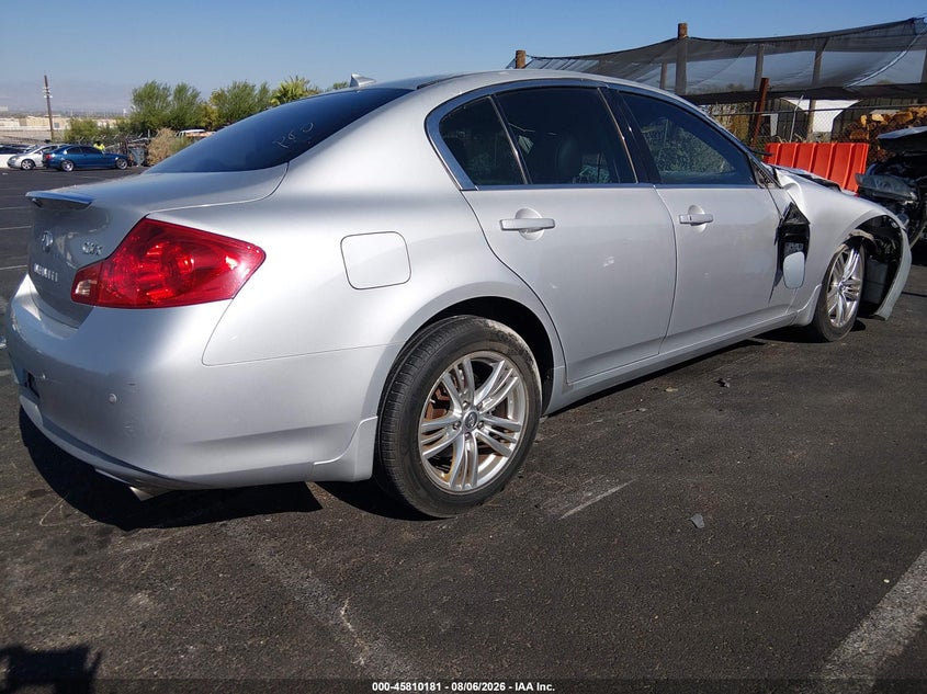 Vin: jn1cv6ar0bm353898, lot: 46309027, infiniti g37x 20114