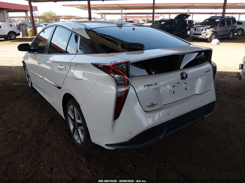 Vin: jtdkarfu1j3061913, lot: 46309074, toyota prius four touring 20183