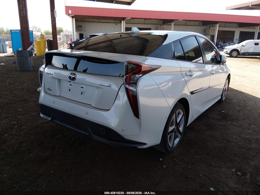Vin: jtdkarfu1j3061913, lot: 46309074, toyota prius four touring 20184
