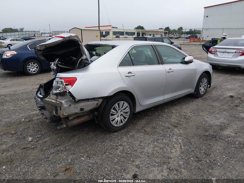 Vin: 4t1bf1fkxdu638630, lot: 46309075, toyota camry l 20134