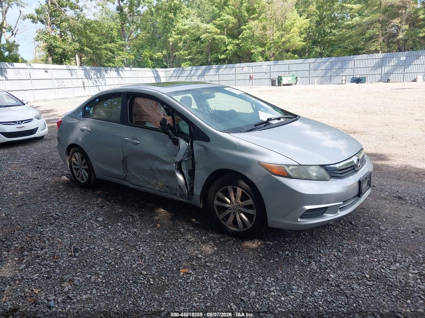 Vin: 19xfb2f91ce322843, lot: 46309101, honda civic ex-l 2012 img_1