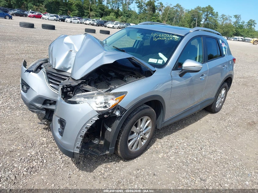 Vin: jm3ke4cy3g0757432, lot: 46309111, mazda cx-5 touring 20162