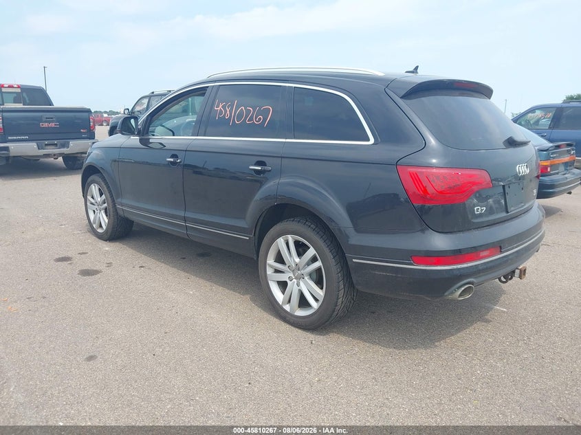Vin: wa1vmafe9dd003118, lot: 46309114, audi q7 3.0 tdi premium 20133