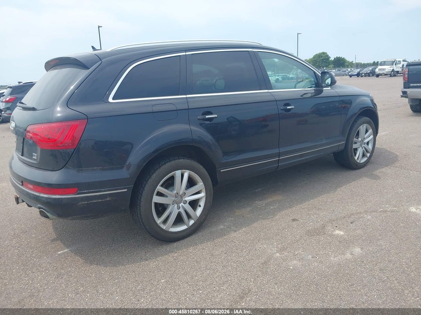 Vin: wa1vmafe9dd003118, lot: 46309114, audi q7 3.0 tdi premium 20134