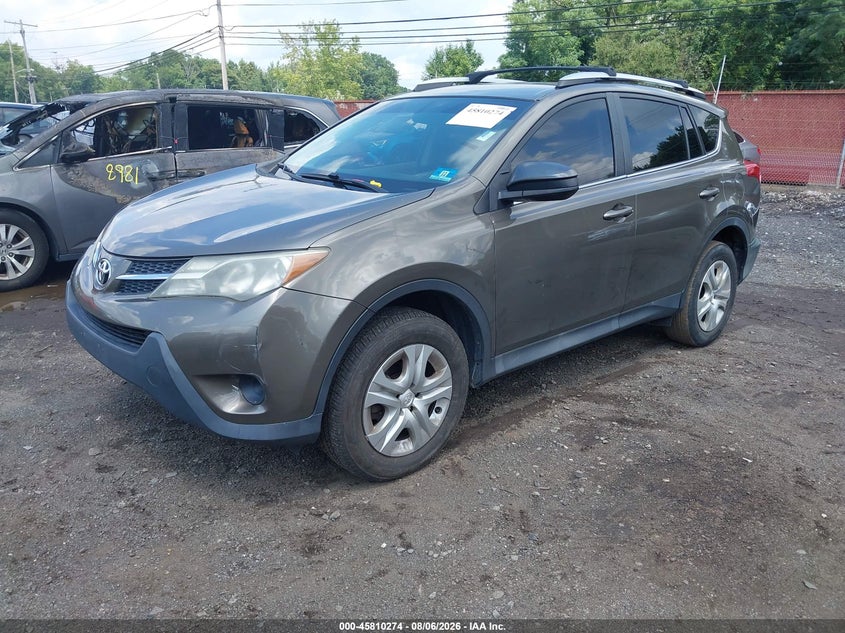 Vin: 2t3bfrev2dw042753, lot: 46309120, toyota rav4 le 20132