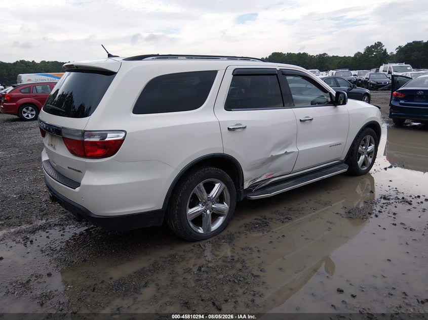 Vin: 1d4se5gt7bc695637, lot: 46309140, dodge durango citadel 20114