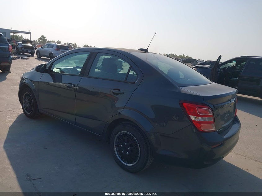 Vin: 1g1jb5sh1h4130123, lot: 46309162, chevrolet sonic ls auto 20173