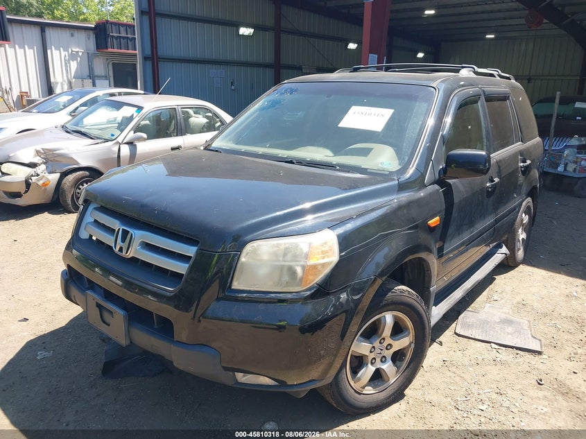 2007 Honda Pilot, Front End, IAAI, VIN 2HKYF18727H506922 — photo 2