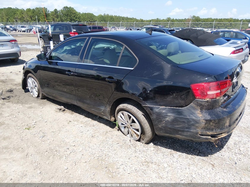 Vin: 3vwd17aj6fm414594, lot: 46309165, volkswagen jetta 1.8t se 20153