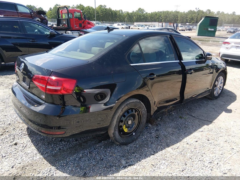 Vin: 3vwd17aj6fm414594, lot: 46309165, volkswagen jetta 1.8t se 20154