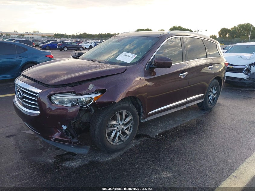 Vin: 5n1al0mn3dc312315, lot: 46309182, infiniti jx35 20132