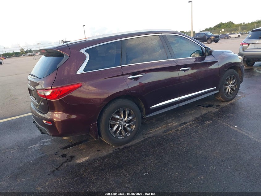 Vin: 5n1al0mn3dc312315, lot: 46309182, infiniti jx35 20134