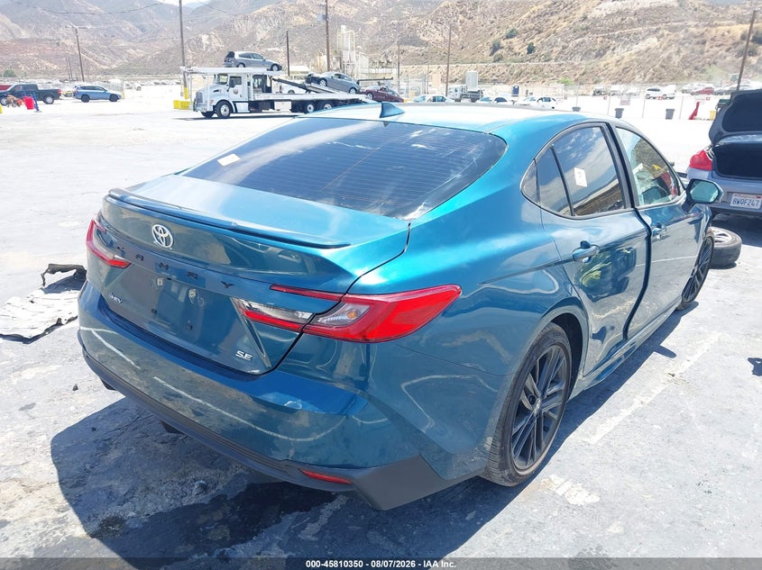 Vin: 4t1daackxsu197753, lot: 46309196, toyota camry se 20254