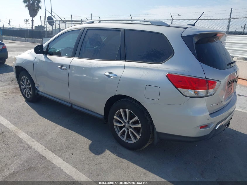 Vin: 5n1ar2mn7ec734597, lot: 46309223, nissan pathfinder sv 20143
