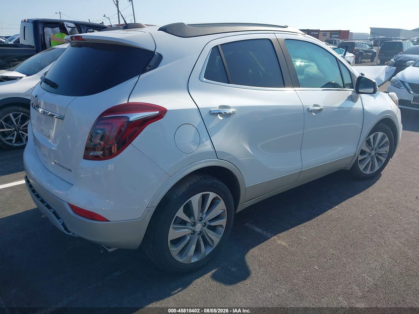 Vin: kl4cjasbxjb576810, lot: 46309248, buick encore preferred 20184