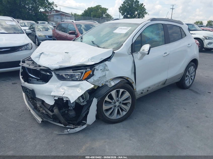 Vin: kl4cjasbxjb576810, lot: 46309248, buick encore preferred 20182