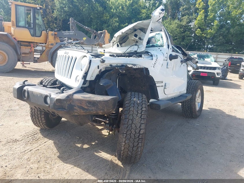 Vin: 1c4ajwag8el198039, lot: 46309266, jeep wrangler sport 20142