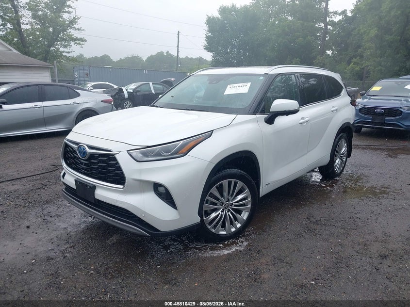 Vin: 5tdebrch7rs632672, lot: 46309275, toyota highlander hybrid platinum 20242