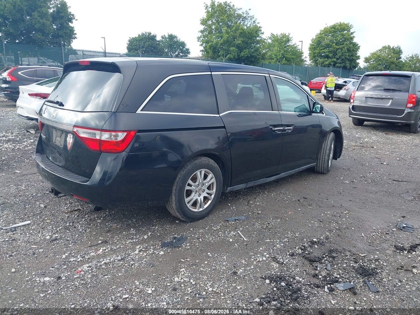 Vin: 5fnrl5h68bb013510, lot: 46309321, honda odyssey ex-l 20114