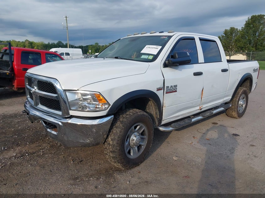 Vin: 3c6ur5cj9hg759785, lot: 46309346, ram 2500 tradesman  4x4 6'4 box 20172