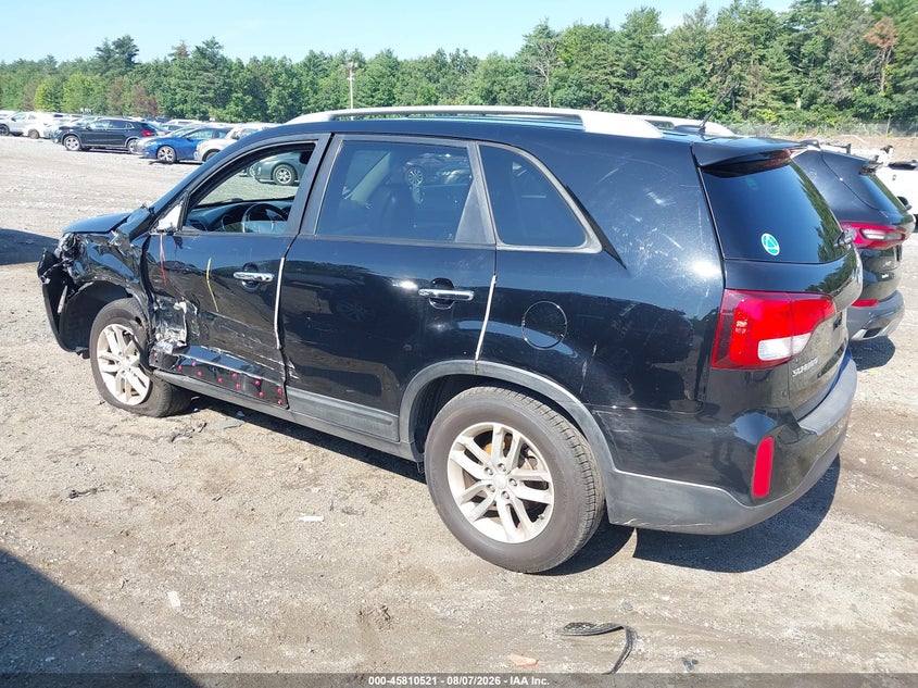 Vin: 5xyktca64eg521700, lot: 46309367, kia sorento lx 20143