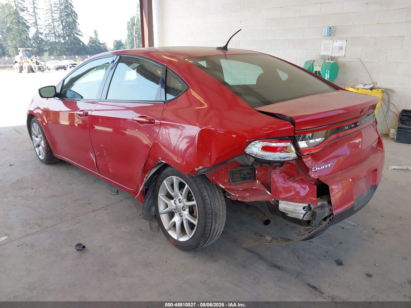 Vin: 1c3cdfbh6dd149152, lot: 46309373, dodge dart rallye 20133