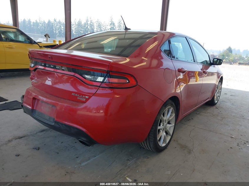Vin: 1c3cdfbh6dd149152, lot: 46309373, dodge dart rallye 20134
