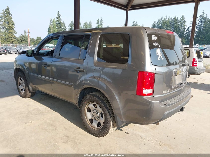 Vin: 5fnyf4h2xbb028732, lot: 46309383, honda pilot lx 20113