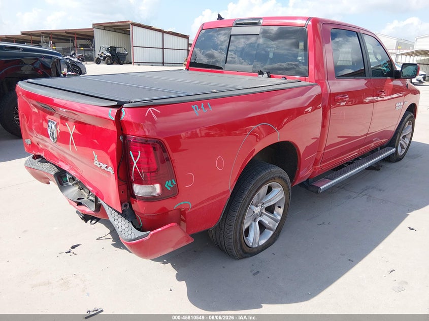 Vin: 1c6rr7mt1fs642807, lot: 46309395, ram 1500 sport 20154