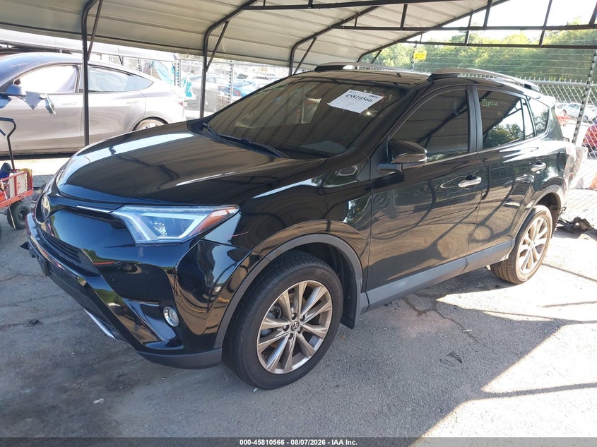 Vin: 2t3dfrev6gw457636, lot: 46309412, toyota rav4 limited 20162