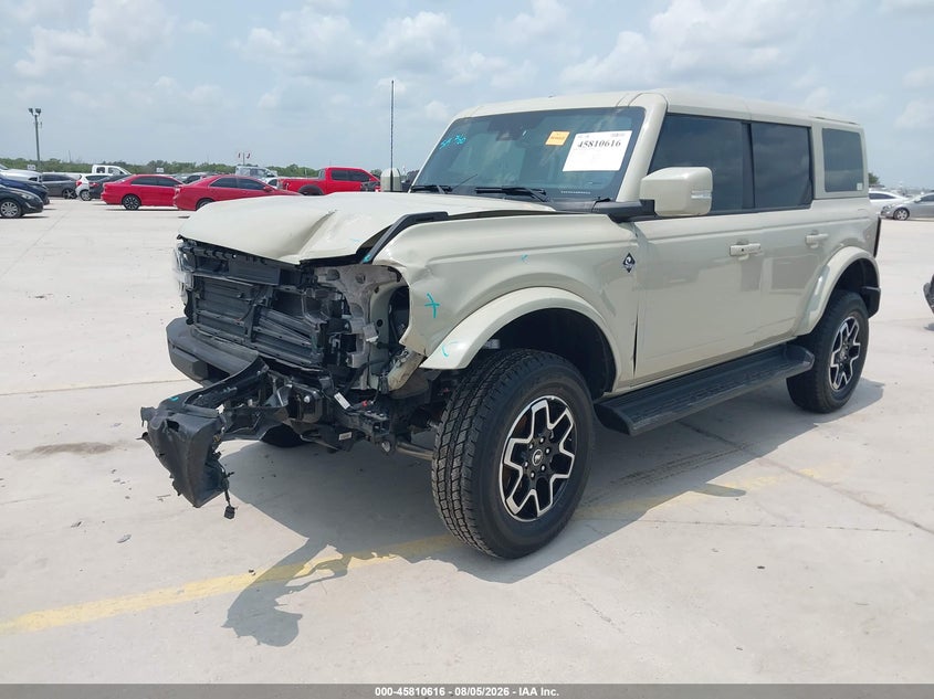 Vin: 1fmee8bp7slb79991, lot: 46309462, ford bronco outer banks 20252