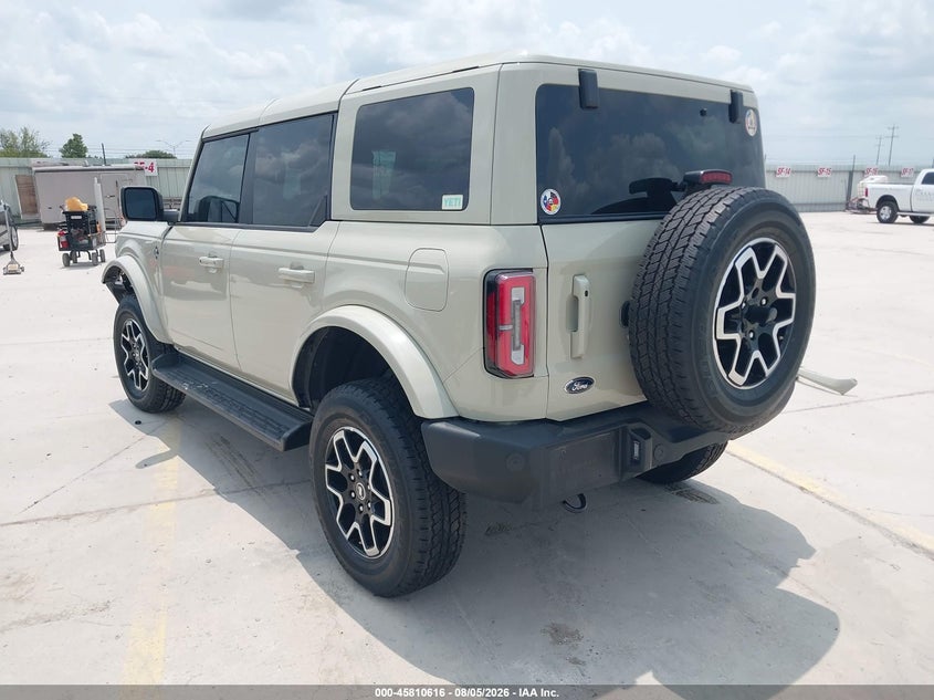 Vin: 1fmee8bp7slb79991, lot: 46309462, ford bronco outer banks 20253