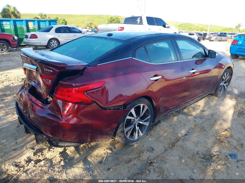 Vin: 1n4aa6ap2hc423954, lot: 46309467, nissan maxima 3.5 platinum 20174