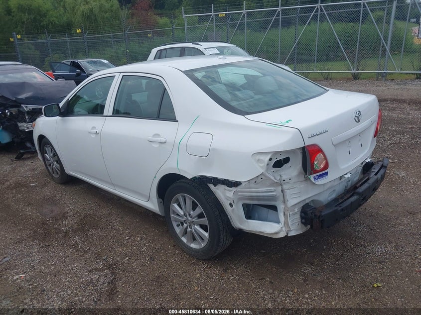 2009 TOYOTA COROLLA auction photo 3