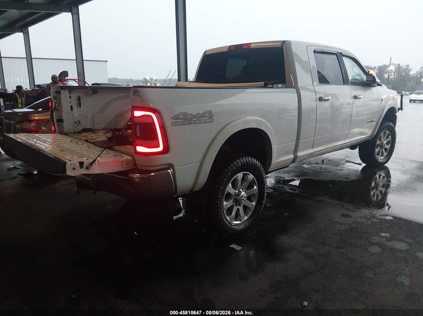 Vin: 3c6ur5nl1kg667009, lot: 46309493, ram 2500 laramie  4x4 6'4 box 20194