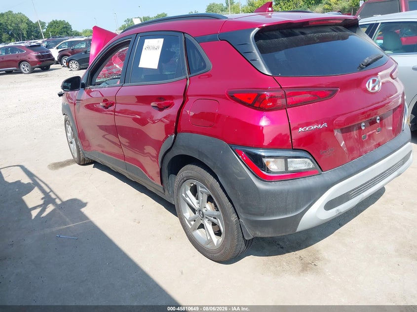 Vin: km8k6cabxpu060052, lot: 46309495, hyundai kona sel 20233