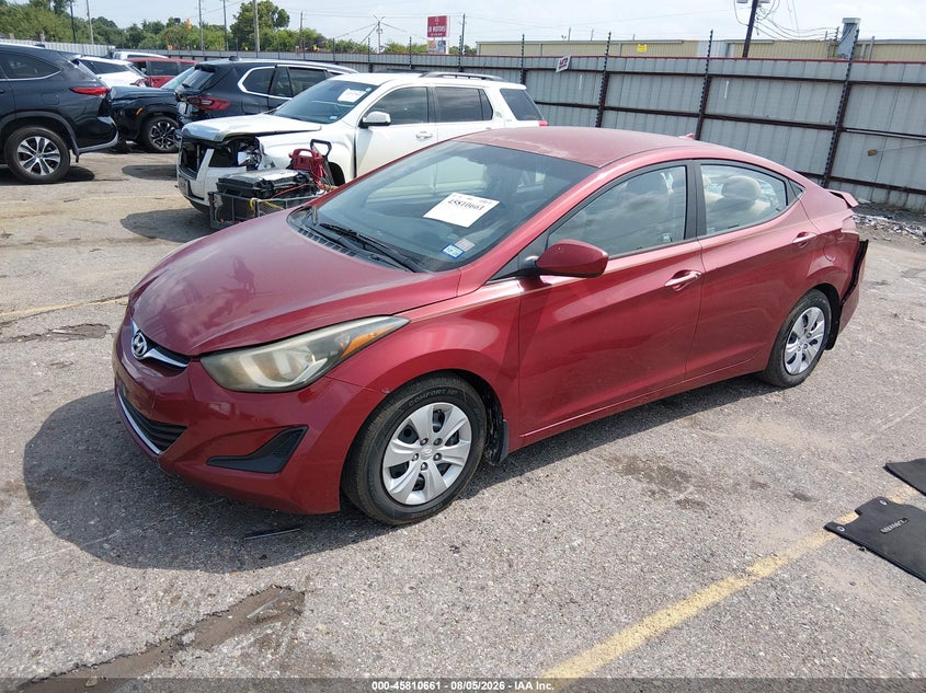 Vin: 5npdh4ae1gh780969, lot: 46309507, hyundai elantra se 20162
