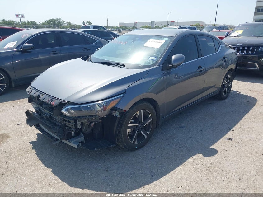 Vin: 3n1ab8cv7sy263148, lot: 46309515, nissan sentra sv 20252