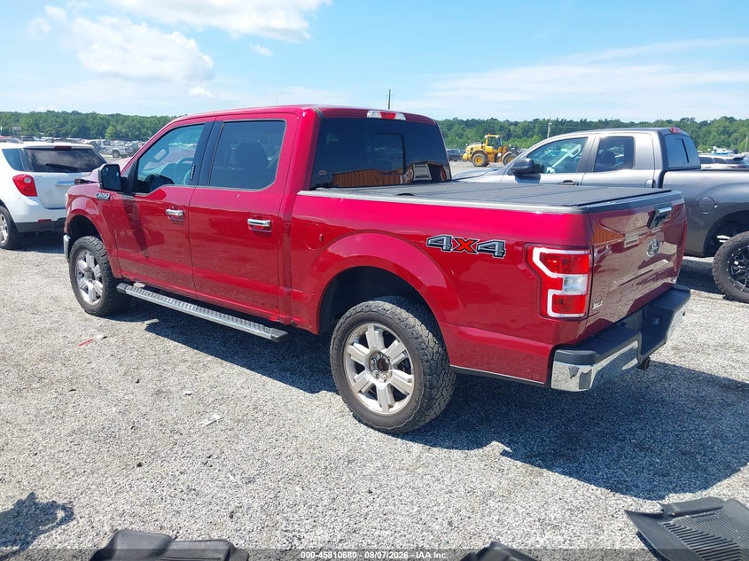 Vin: 1ftew1e40kfc61196, lot: 46309526, ford f-150 xlt 20193