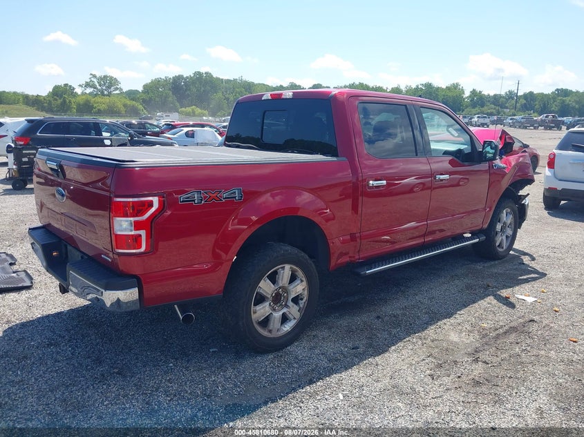 Vin: 1ftew1e40kfc61196, lot: 46309526, ford f-150 xlt 20194
