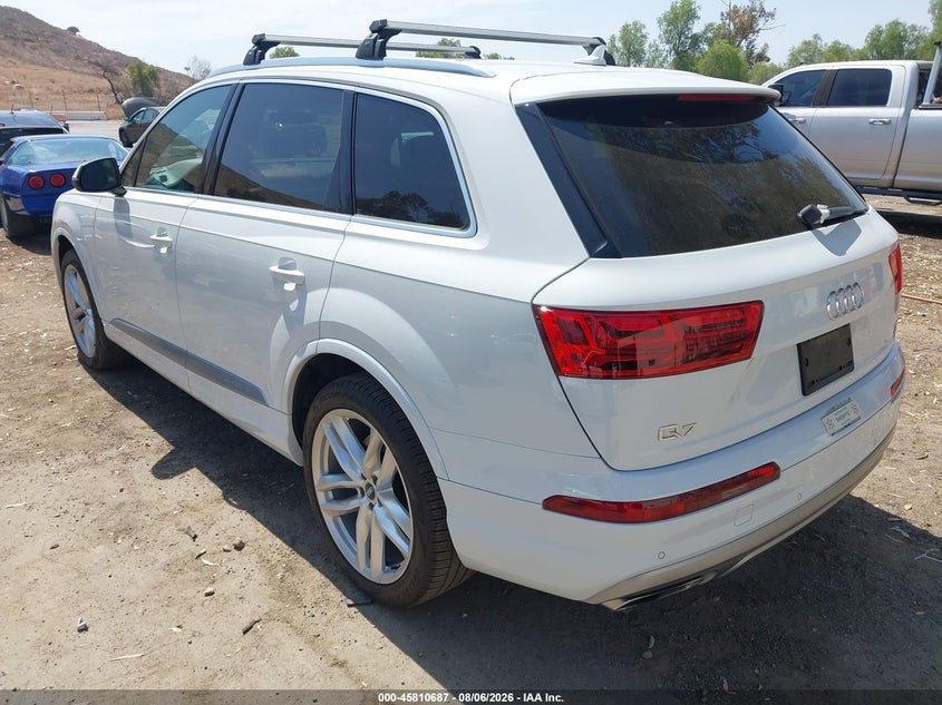 Vin: wa1vaaf73hd023400, lot: 46309533, audi q7 3.0t premium 20173