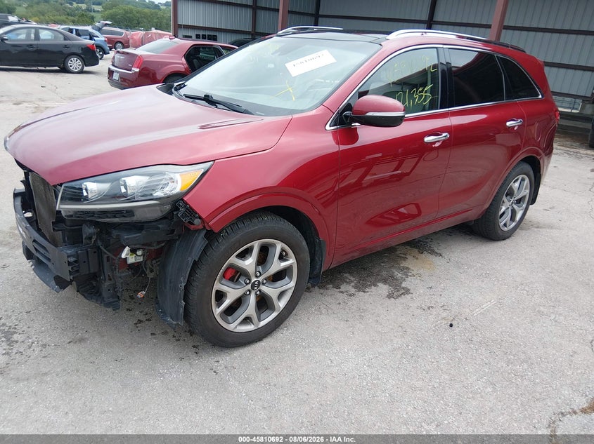 Vin: 5xypk4a56kg553842, lot: 46309538, kia sorento 3.3l sx 20192