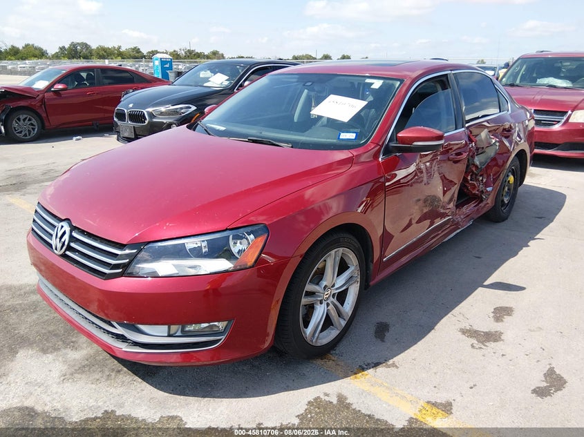 2015 Volkswagen Passat, Left Side, IAAI, VIN 1VWBT7A3XFC080722 — photo 2