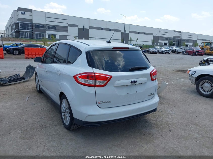 Vin: 1fadp5au2hl107255, lot: 46309554, ford c-max hybrid se 20173