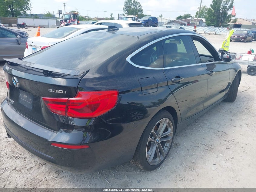 Vin: wba8z9c55jg827874, lot: 46309570, bmw 330i gran turismo xdrive 20184