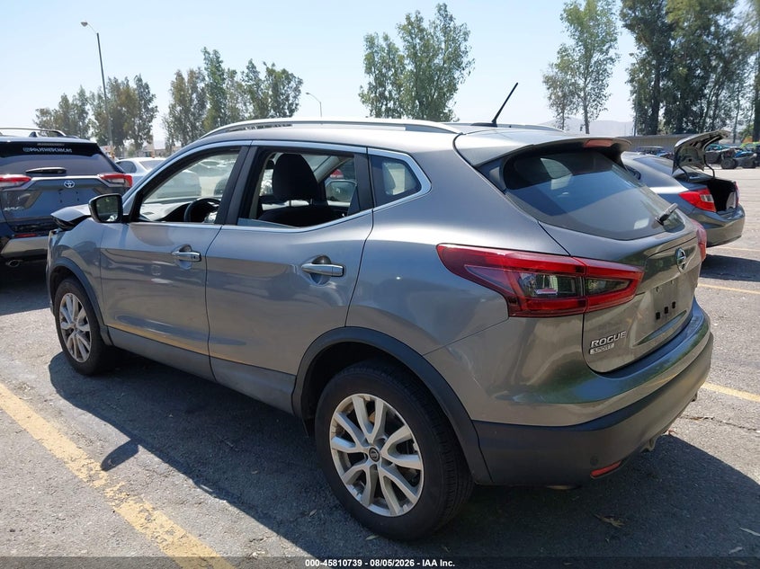 Vin: jn1bj1cv7lw257874, lot: 46309585, nissan rogue sport sv fwd xtronic cvt 20203