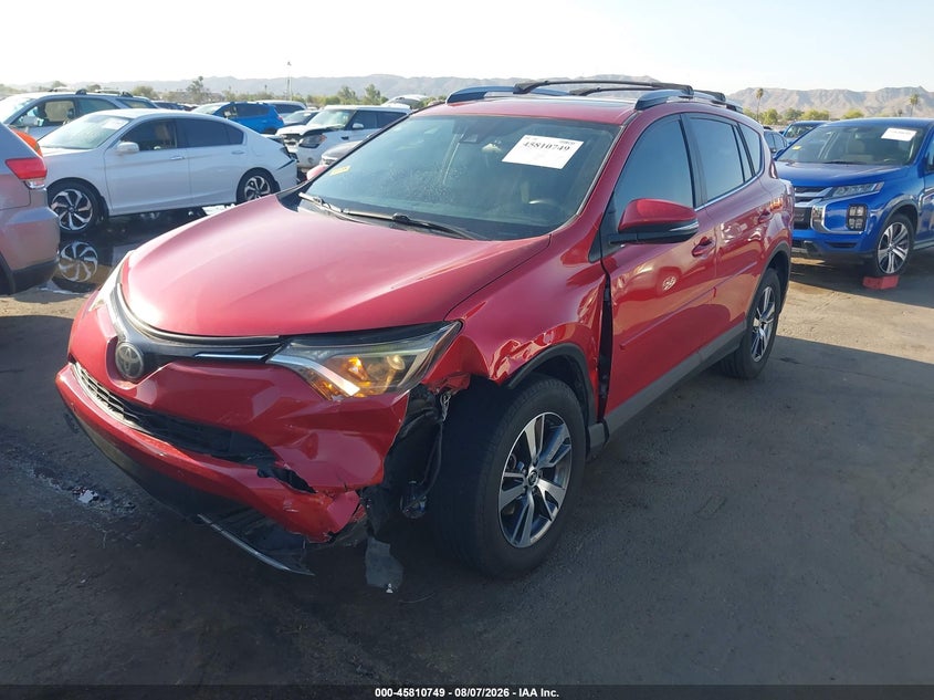 Vin: jtmwfrev7hj106596, lot: 46309595, toyota rav4 xle 20172