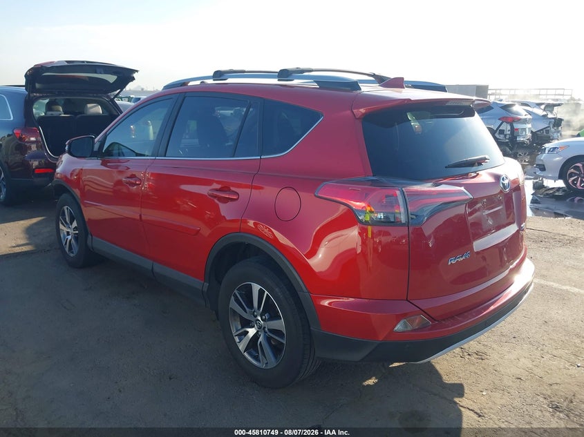 Vin: jtmwfrev7hj106596, lot: 46309595, toyota rav4 xle 20173