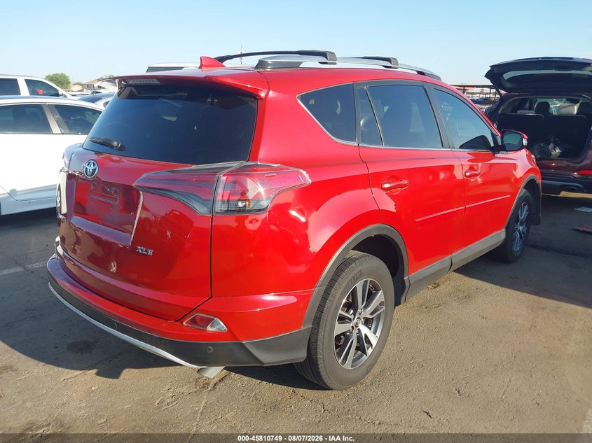 Vin: jtmwfrev7hj106596, lot: 46309595, toyota rav4 xle 20174