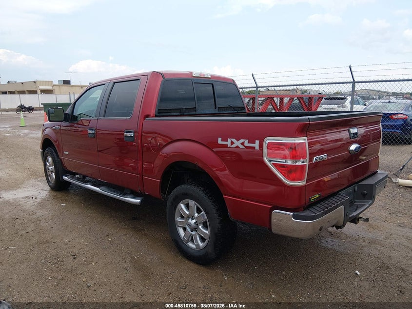 Vin: 1ftfw1et2dke03473, lot: 46309604, ford f-150 xlt 20133